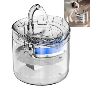 Bebedouro Fonte de Agua Gato Cao Pet Cachorro 2 Litros Animal de Estimaçao Filtro Usb Automatico Sil