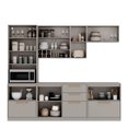 Ver imagem 3 de Cozinha Completa Itatiaia Essence 270cm com Vidro em Madeira Fendi-gris