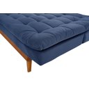 Ver imagem 6 de Sofá Cama Dubai Madero Reclinável 3 Lugares Suede Azul Marinho 375 Império