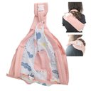 Ver imagem 1 de Canguru Envoltorio Carregador Bebe Criança Sling Strap Transporte Sentado Deitado Alça Ajustavel