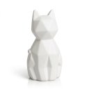 Ver imagem 4 de Luminária Gatinho Geométrico Abajur LED Infantil para Pintar + Pintura Tinta Guache Pincel Paleta