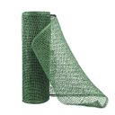 Ver imagem 2 de Tela Malha Tule Sisal Verde Decorativa Natal Luxo Rústico 25cm X 5 Metros
