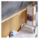 Ver imagem 2 de Painel Decorativo Farm 225x109x37 Cm Freijó com Led - Matic