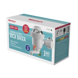 Torneira Elétrica Bica Baixa Branca 220v 4400w - E260 Sintex - 7
