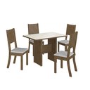 Ver imagem 7 de Conjunto Sala de Jantar Fidelitá Miami 110cm com 4 Cadeiras