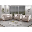 Ver imagem 5 de Sofá Realeza 4 Lugares Fixo 146cm Suede Bege 080 Bella Decor