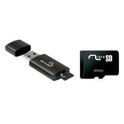 Adaptador Usb + Sd Multilaser Smarto Go Classe 4 8gb Mc120 - 2