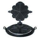 Ver imagem 1 de Forma pra Fazer Waffle Alça Ferro Gourmet Fogão a Lenha 24cm