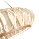 Ver imagem 2 de Lustre Pendente Nordecor Wavy 2945 Ouro Champagne Led Bivolt