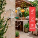 Ver imagem 3 de Enrolador de Mangueira para Jardim Suporte Engate Rápido em Aço