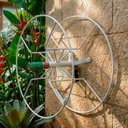 Ver imagem 1 de Enrolador de Mangueira para Jardim Suporte Engate Rápido em Aço