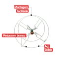Ver imagem 5 de Enrolador de Mangueira para Jardim Suporte Engate Rápido em Aço