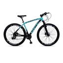 Ver imagem 2 de Bicicleta Off Firefly Aro 29 - 24 Marchas Cor:tiffany/preto;tamanho do Quadro:19"