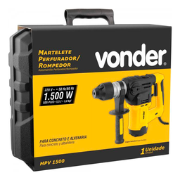 Martelete Perfurador Rompedor 220V Furadeira Demolidor Martelete Elétrico 1500W Com Maleta Ferrament - 2