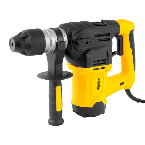 Martelete Perfurador Rompedor 220V Furadeira Demolidor Martelete Elétrico 1500W Com Maleta Ferrament