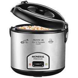 Panela Elétrica Mondial - 16 Xícaras, 1000w de Potência - PE14 Pratic Rice & Vegetables Cooker - 1