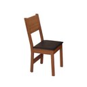 Ver imagem 3 de Conjunto Mesa Retangular Manuela com 6 Cadeiras Pérola Fosca - Bagum Preto Naturalle