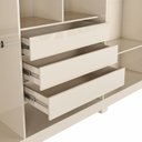 Ver imagem 5 de Guarda-Roupa Casal 6 Portas Reflecta 3 Gavetas Essence Yescasa