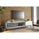 Ver imagem 2 de Rack Classic Ad 2.2 Branco Acetinado - Imcal Móveis