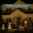 Ver imagem 7 de Cascata 10 Metros com 400 Led Lampadas Led Pisca Natal Branco Quente Luvinco