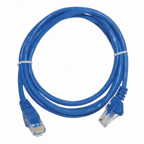 Cabo de Rede Utp (Patch Cord) RJ45 Cat 6 - 2.5 Metros - Azul - Seclan Wt-2038B-CAT6-2.5m-Bl