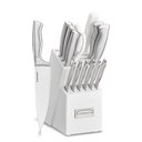 Ver imagem 1 de Cuisinart Jogo de Facas 15 Peças em Aço Inox, Cabo Branco