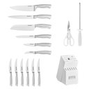 Ver imagem 4 de Cuisinart Jogo de Facas 15 Peças em Aço Inox, Cabo Branco