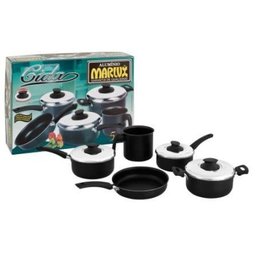 Jogo de Panelas Cida 5 Peças Antiaderente com Tampas Polida - Marlux - 1