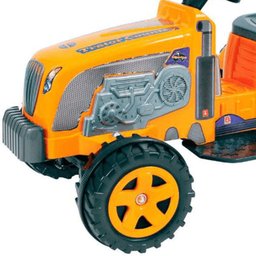 Mini Trator Elétrico 6v Country Amarelo Biemme 319 - 3