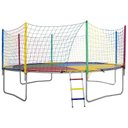 Ver imagem 2 de Cama Elástica 4,40m 4 Pés ChicoPlay Lona Colorida Nacional
