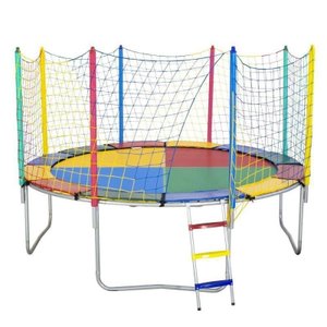 Cama Elástica 3,05m Chicoplay Lona Colorida Nacional