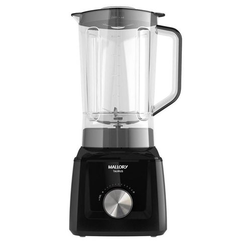 Liquidificador Mallory Taurus, 12 Vel, 1300W, Preto - 220V