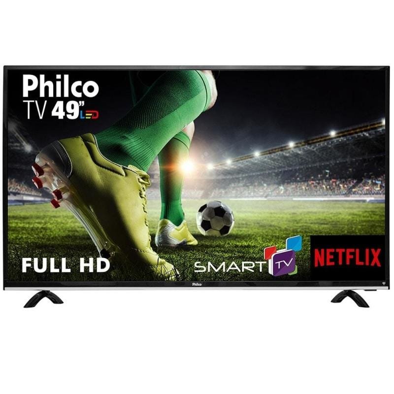 Smart TV LED 49 Polegadas Philco PTV49E68Dswn, Full Hd, Wi-Fi, USB ...