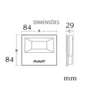 Ver imagem 4 de Refletor Led Azul Avant em Alumínio 10w Slim-10 Bivolt de Sobrepor - Cód 259015279