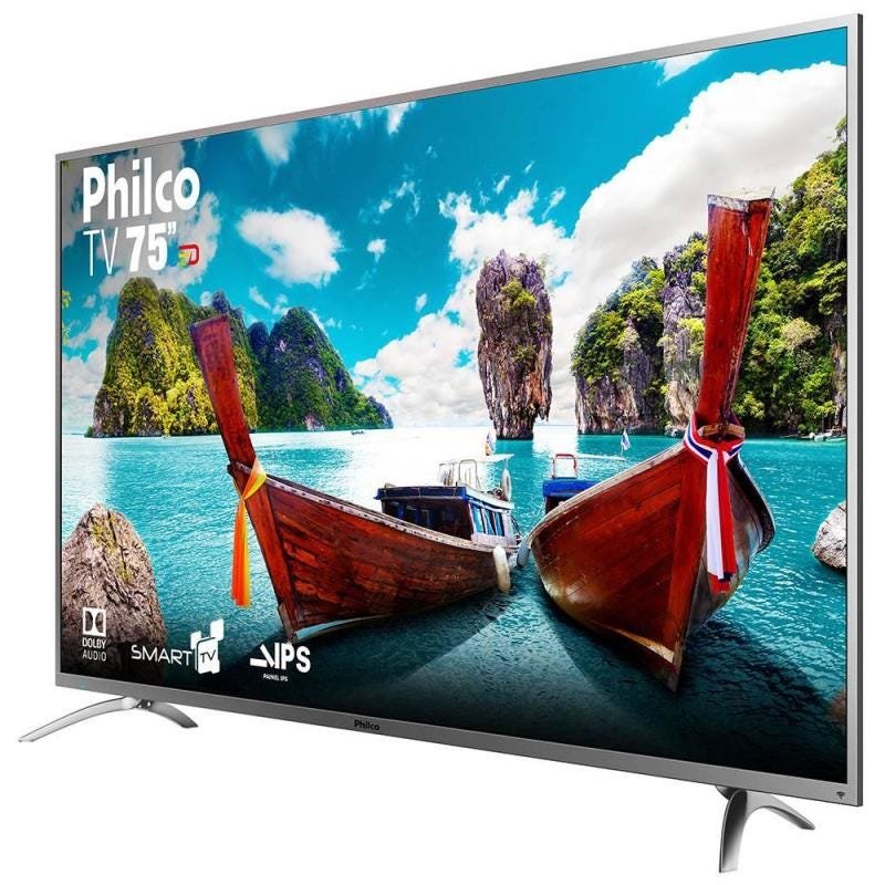 Smart TV LED 75 Polegadas Philco PTV75E30Dswnt, 4K, USB, HDMI - Bivolt - 2