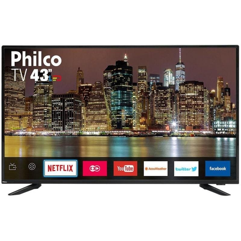 Smart TV LED 43 Polegadas Philco PTV43E60Sn, Full Hd, Wi-Fi, 2 USB, 3 HDMI - 1