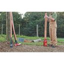 Ver imagem 3 de Cavadeira Articulada em Aço com Cabo de Madeira 120 Cm e Batente em Polipropileno