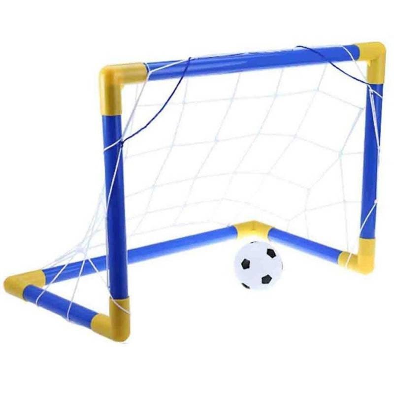 Kit Futebol Menino Gol Golzinho Mini Infantil Mini Trave Rede Bola fret  gratis