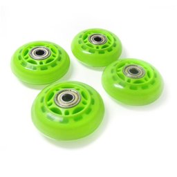 Kit Roda de Patins Verde Rodinha Pequena 4 Unidades (RA-A)  - 4