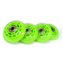 Kit Roda de Patins Verde Rodinha Pequena 4 Unidades (RA-A)  - 3