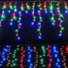 Cascata Pisca Pisca 100 Leds de Natal 8 Funcão Decoração Natalina Colorida - 5