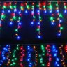 Cascata Pisca Pisca 100 Leds de Natal 8 Funcão Decoração Natalina Colorida - 1