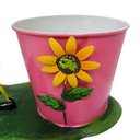 Ver imagem 3 de Boneco Abelha com Balde de Flor para Enfeite e Decoraçao de Jardim Casa Flores (bon-m-7)