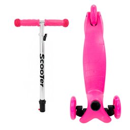 Patinete Infantil 3 Rodinhas com Led:azul - 4