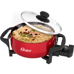 Kit Vinho e Panela Elétrica de Fondue Oster Red - 127V - 2 Kit Vinho e Panela Elétrica de Fondue Oster Red - 127V - 2