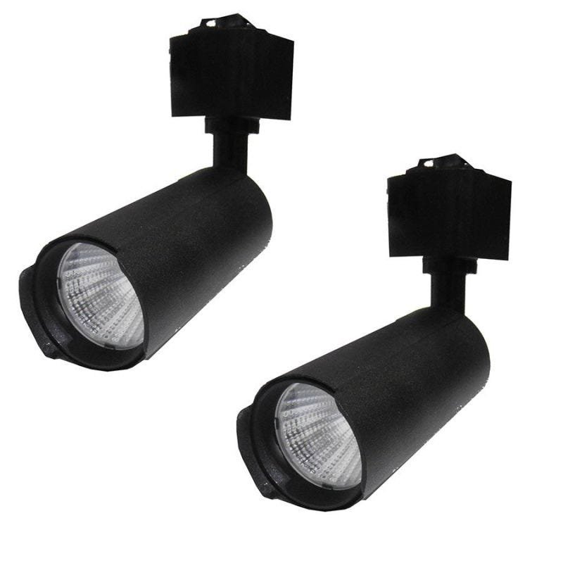 Trilho Eletrificado Kit com 2 Luminárias Spot Led 7w 1m Bivolt Iluminação Loja Sala(zem-31587/ - 3