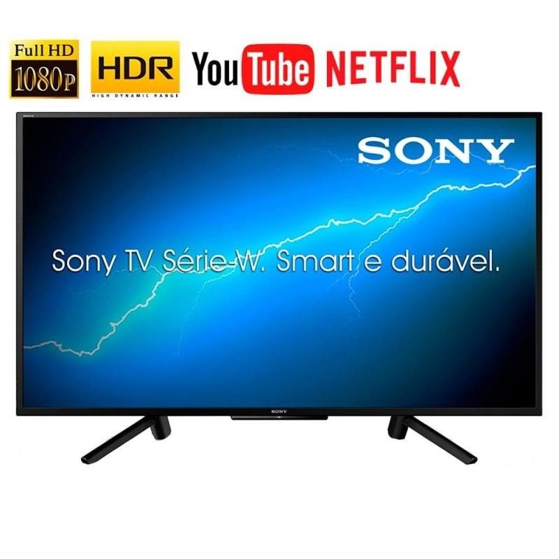 Smart TV LED 43 Polegadas Sony Kdl43W665F, Hdr, Wi-Fi, HDMI, USB, Motionflow, xr240 x Reality Pro - 1