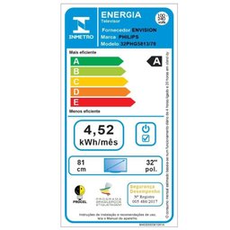 Smart TV LED 32 Polegadas Philips 32Phg5813/78, Hd, Wi-Fi, 2 USB, 2 HDMI, Sleep Timer, 60Hz - 5