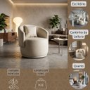 Ver imagem 6 de Poltrona Orgânica Redonda para Sala Quarto Recepção Liz Confortável Elegante Courino Premiun Pentead