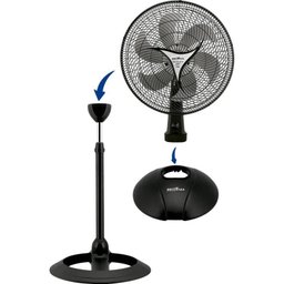 Ventilador Britânia Mega Turbo 40 Six, 2 em 1 Mesa Ou Coluna - 110V - 4